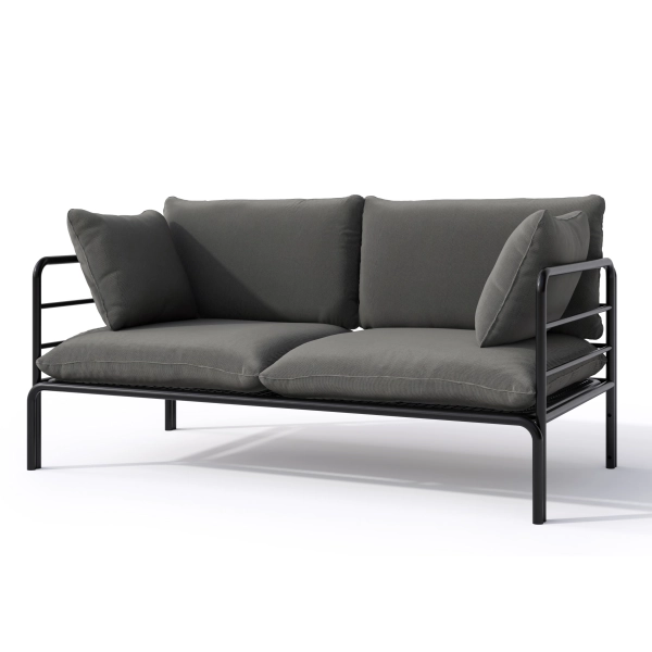 Zestaw Wypoczynkowy Ogrodowy BELLANTI Venezia Deep Graphite 6os.+1